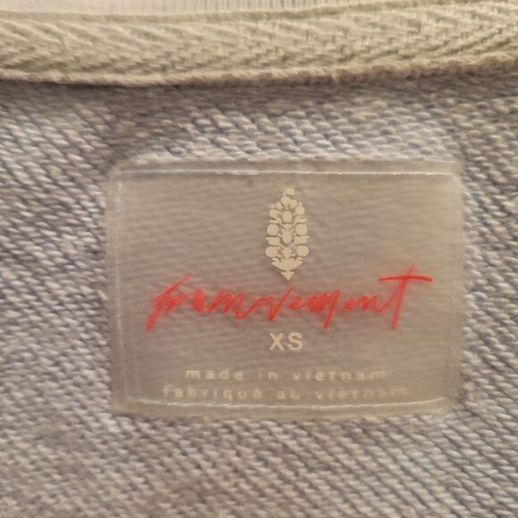 Free People Movement Ombre Metti Oversized Tie Dye Crew Sweatshirt size XS - Picture 3 of 6